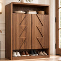 Wide Extra Large 6-Tier Shoe Cabinet for Entryway, 30 Pairs Shoe Storage