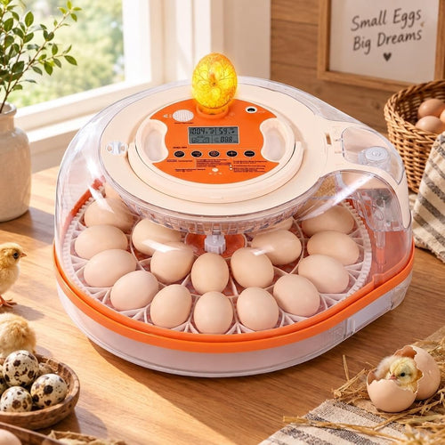 26 Eggs Incubator with Smart Voice Control & Auto Temp/Humidity Control