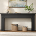 Loomie 63" Long Console Tables for Entryway, Black Entry Accent Table